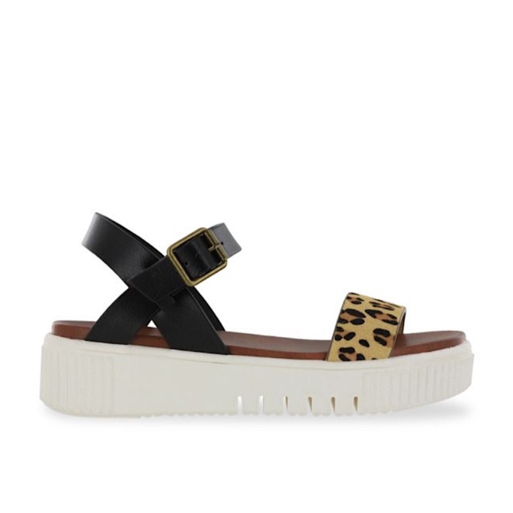 MIA Leanna Leather Platform Sandals - Picture 10 of 10